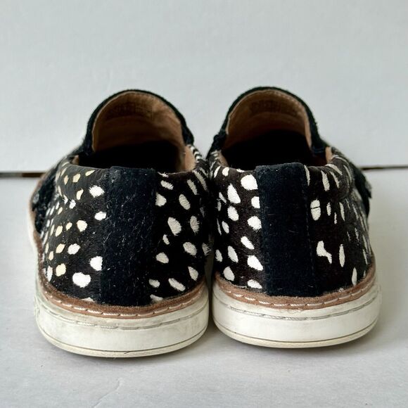 UGG Slip-On Sneakers Soleda Exotic Black Cow Hair M1096943 Women's Sz 8 *READ* - Picture 7 of 8